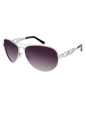 Jessica Simpson 58mm Aviator Sunglasses