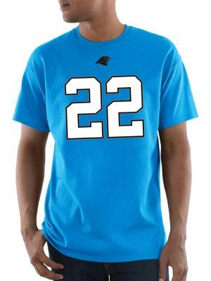 Majestic Christian Mccaffrey Carolina Panthers Nfl Cotton Tee