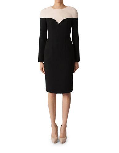 Black Halo Marla Colorblock Sheath Dress