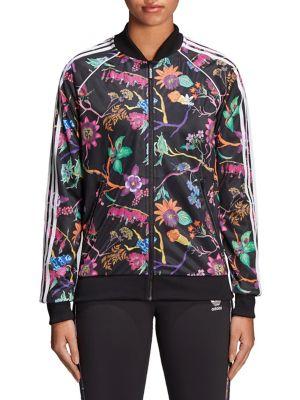 Adidas Originals Floral Sst Track Jacket