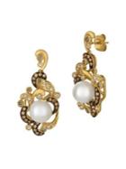 Le Vian Vanilla Pearls&trade;, Chocolate Diamonds? Vanilla Diamonds? And Honey Gold&trade; Earrings