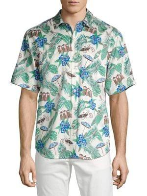 Tommy Bahama Cabana Club Camp Regular-fit Button-down Shirt
