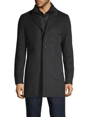 Michael Kors Insulated Wool-blend Coat