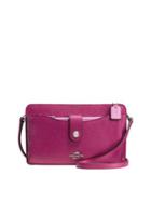 Coach Colorblocked Leather Convertible Clutch