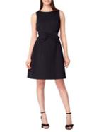 Tahari Arthur S. Levine Petite Faille Fit-&-flare Bow Dress