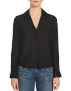 1.state Drape Front Blouse