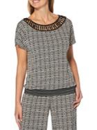 Rafaella Short-sleeve Printed Top