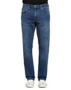 Mavi Myles Dark Clean Comfort Mid-rise Straight-leg Jeans