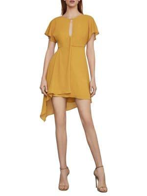 Bcbgmaxazria Twist Front Asymmetrical Dress