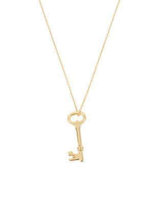 Robert Lee Morris Soho Goldtone Key Necklace