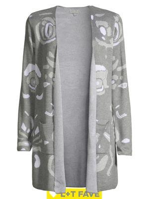 Joseph A Printed Duster Cardigan