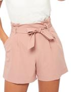 Miss Selfridge Pleated Tie-front Zipped Shorts