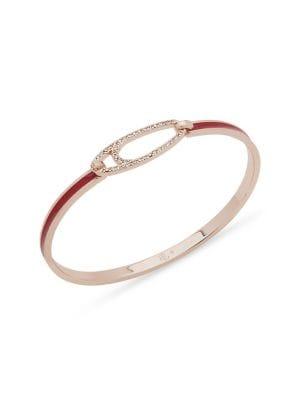 Ralph Lauren Goldtone And Epoxy Stone Bangle Bracelet