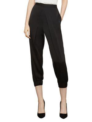 Bcbgmaxazria Cropped Wrap Front Pants