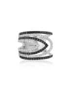 Effy Diamond & 14k White Gold Ring
