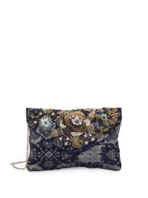 Circus By Sam Edelman Siena Embellished Tweed Clutch