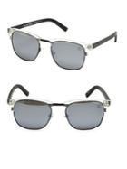 Timberland Polarized 55mm Soft Square Sunglasses