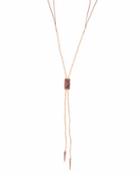 Lonna & Lilly Beaded Rose Goldtone Y-necklace