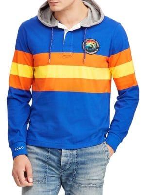 Polo Ralph Lauren Patch Embroidered Fleece Sweatshirt