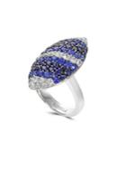 Effy Sapphire And Sterling Silver Oval Ring