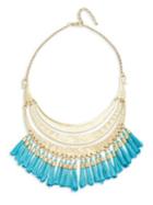 Design Lab Lord & Taylor Tassel-accented Tiered Statement Necklace