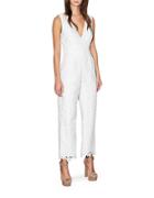 Cynthia Rowley Floral Lace Jumpsuit