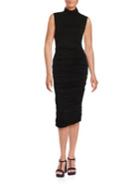 Bailey 44 Ludlow Ruched Turtleneck Dress