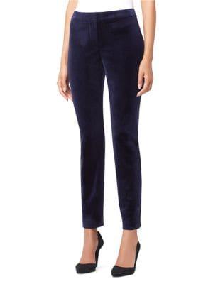 Tahari Arthur S. Levine Velvet Slim Pants
