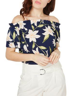 Dorothy Perkins Floral Bardot Top