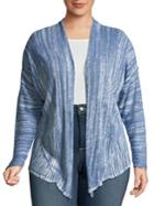 Nic+zoe Plus Open-front Breeze Cardigan