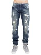 Cult Of Individuality Rocker Modern-fit Stretch Cotton Moto Jeans