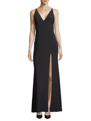 Xscape Petite Classic Sleevess Gown