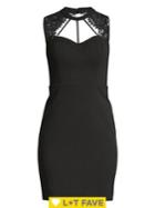 Guess Sleeveless Cut-out Bodycon Dress