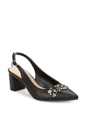 Nanette By Nanette Lepore Edith Embellished Slingback Pumps