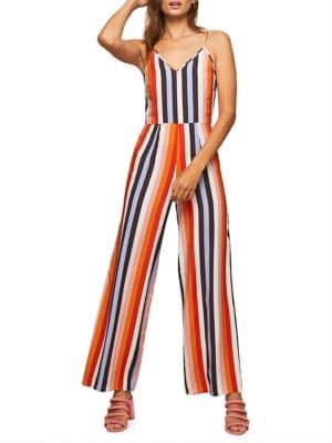 Miss Selfridge Striped Cami Jumpsuit