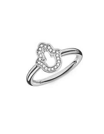 Thomas Sabo Hand Of Fatima Sterling Silver Ring