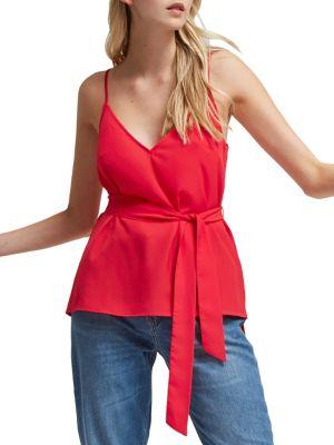 French Connection Dalma Belted Top