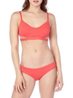 Polo Ralph Lauren Modern Solid Wrap Bkini Top
