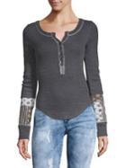 Free People Railroad Henley Top