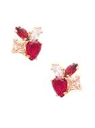 Kate Spade New York Goldtone And Multi-stone Cluster Stud Earrings