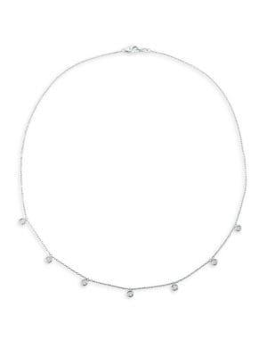 Morris & David 14k White Gold & 0.5 Tcw Diamond Necklace
