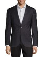 Karl Lagerfeld Paris Shadow Plaid Sportscoat