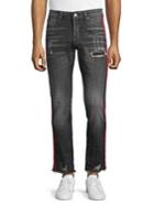 Jack & Jones Distressed Side-striped Jeans