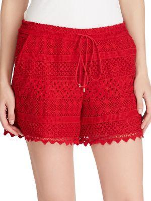 Lauren Ralph Lauren Scalloped Lace Shorts