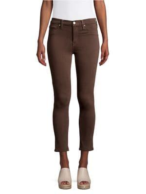 Hudson Jeans Cropped Cotton Blend Jeans