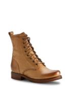 Frye Veronica Leather Combat Boots