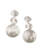Chan Luu Three-tiered Sterling Silver Drop Earrings