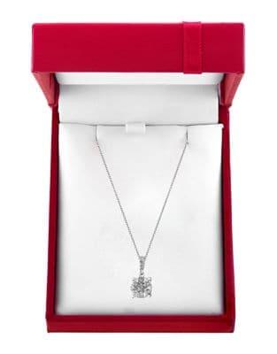 Effy Bouquet 0.49 Tcw Diamond And 14k White Gold Pendant Necklace