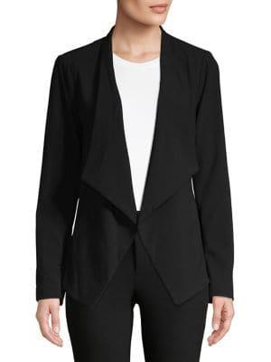 Michael Michael Kors Petite Draped Open-front Blazer