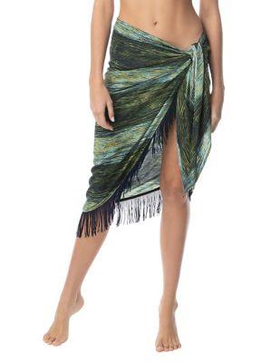 Vince Camuto Fringe Pareo